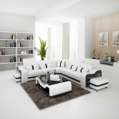 Corner couch seat cushion corner set living landscape sofa couch stool coffee table new