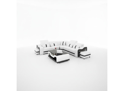 Corner couch seat cushion corner set living landscape sofa couch stool coffee table new