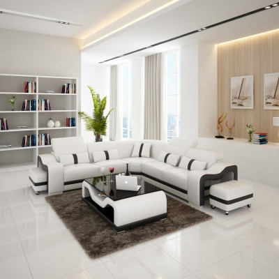 Leather sofa design sofa corner sofa L shape modern corner sofa upholstery