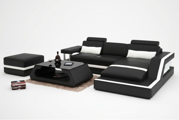 Living area designer sofa corner sofa L shape modern sofa corner suite