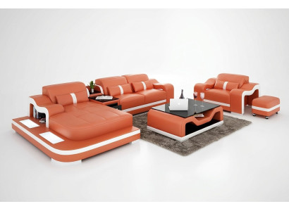 Modern sofa corner sofa L shape decor armchair coffee table stool corner sofa upholstery