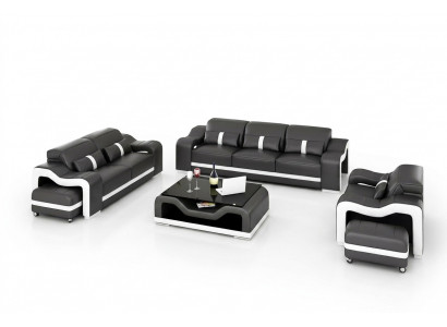 Sofa set 321 seater leather sofa modern sofa living room landscape designer