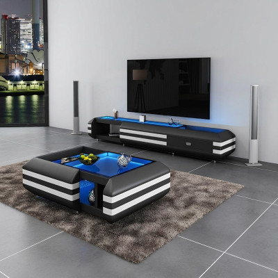 Coffee table designer table coffee table tables glass table illuminated