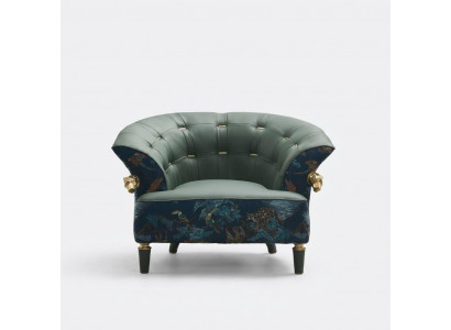 Textile sofa couch upholstery single-seater designer style furniture modern living room