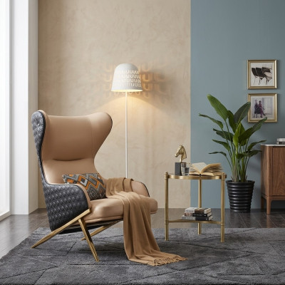 Armchair Designer Armchair Upholstered Armchair Modern Decorative Relaxing Leather Armchair Luxury