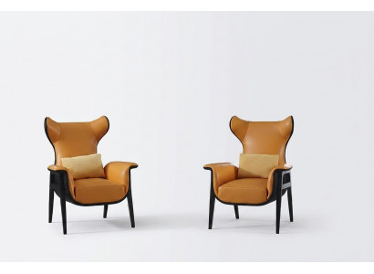 Modern armchair upholstery armchair relax wing sofa couch designer club