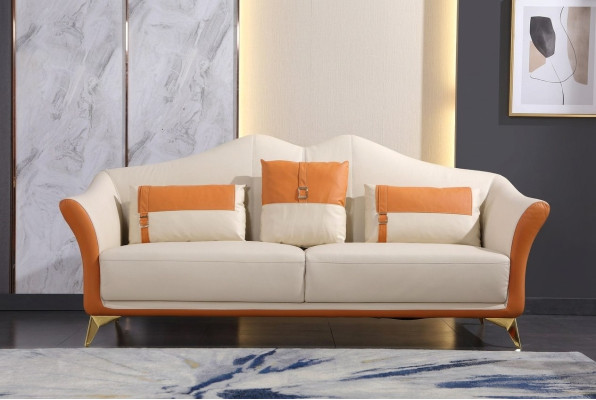 Classic three-seater sofa, 3-seater design sofas, Italian style couch