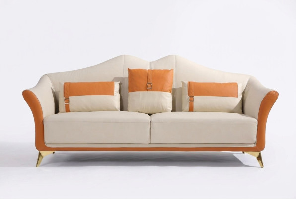 Classic three-seater sofa, 3-seater design sofas, Italian style couch