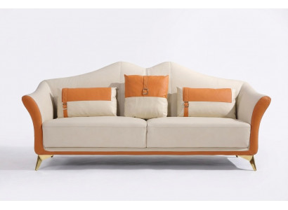 Classic three-seater sofa, 3-seater design sofas, Italian style couch