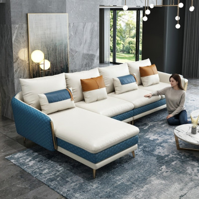Sectional sofa L-shape modern sofa leather sofa decorative sectional sofa upholstered living landscape