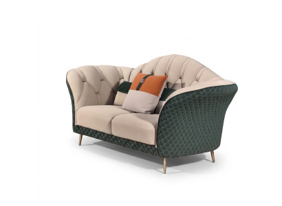 Three-seater Italian style furniture sofa 3-seater modern sofa leather sofa couch