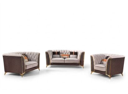 Leather sofa designer sofa set 321-seater modern sofa living landscape new