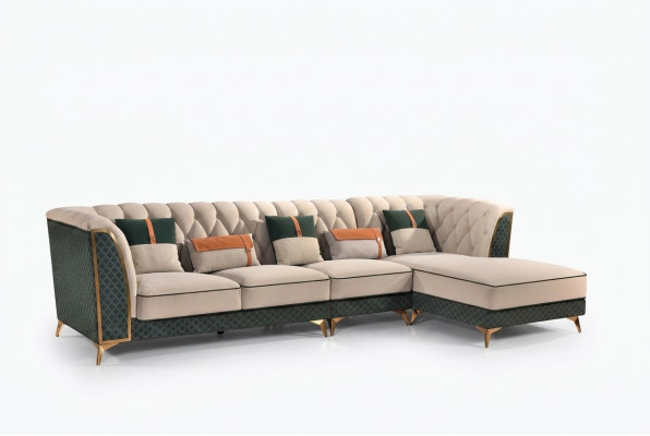 Sectional sofa L-shaped modern sofa leather sofa corner suite upholstered living landscape