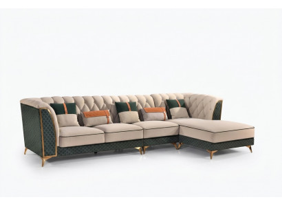 Sectional sofa L-shaped modern sofa leather sofa corner suite upholstered living landscape