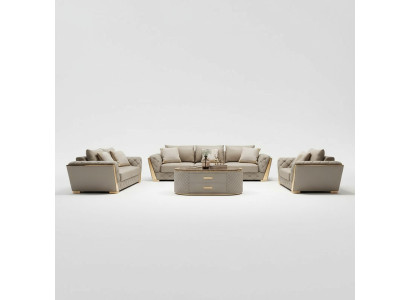 Leather sofa couch upholstery set 321 seater complete set seat cushion sets