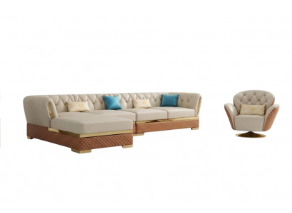 Exclusive corner sofa furniture living room couch upholstery luxury sofa corner ensemble