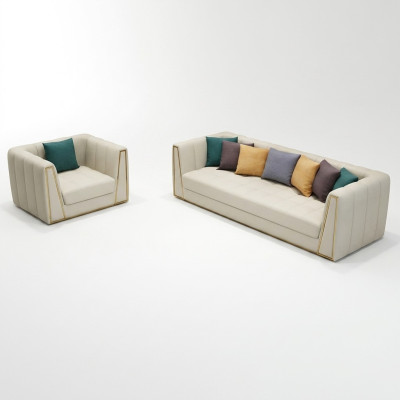 Stainless Steel Exclusive Design Furniture 31-Seater Stool Couch Upholstery Suite