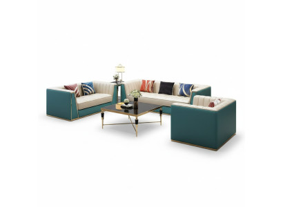 Designer sofa set leather sofa 3-2-1 seater decorative modern sofa