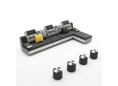 Living area corner sofa L-shape modern sofa leather sofa corner sofa upholstery