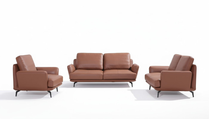 Living room upholstered furniture leather sofa sofa set 3+2+1 seater modern sofa couch