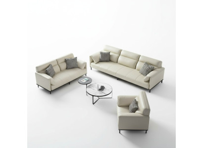 Italian designer furniture sofa set 3-2-1 seater couch upholstery fabric textile