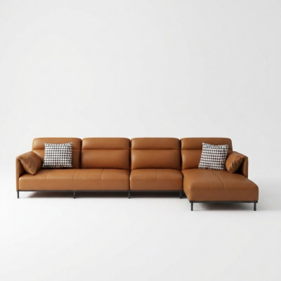 Living room leather upholstery design corner sofa corner couch couch sofa L shape