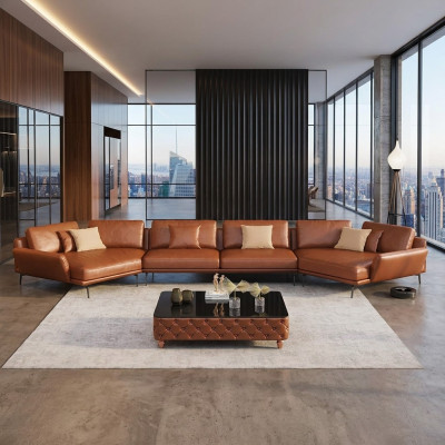 Sectional sofa Italian furniture living room couch upholstery luxury sofa sectional set