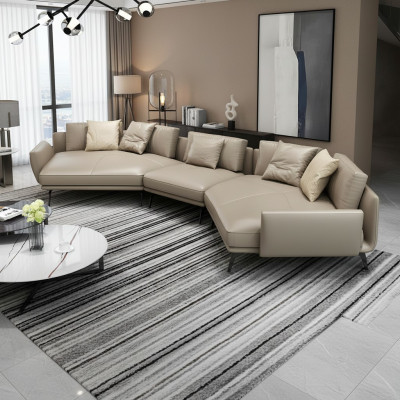 Modern sofa corner sofa U-shaped upholstered furniture living room leather sofa corner sofa