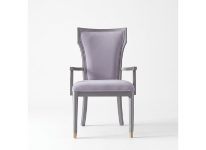 Luxury Design Chair Real Italian Style Furniture Single Seat Wooden Armchair