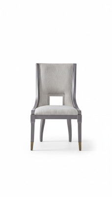 Luxury Design Chair Real Wood Italian Style Furniture Single Seater Armchair