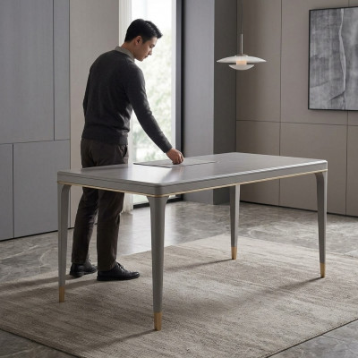 Italian style furniture dining table wood furniture dining room 140x85cm
