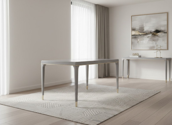Italian style furniture dining table wood furniture dining room 140x85cm