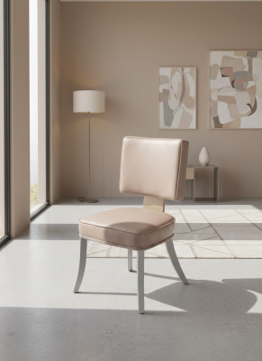 Dining room chair wood seat Italian furniture armchair chairs upholstery