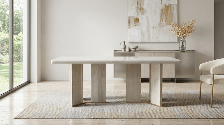 Dining table furniture living room tables wood table Italian design new