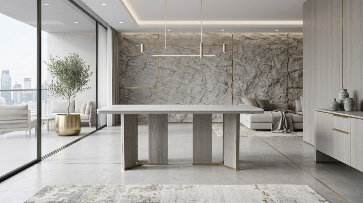 Dining table furniture living room dining room tables wooden table Italian