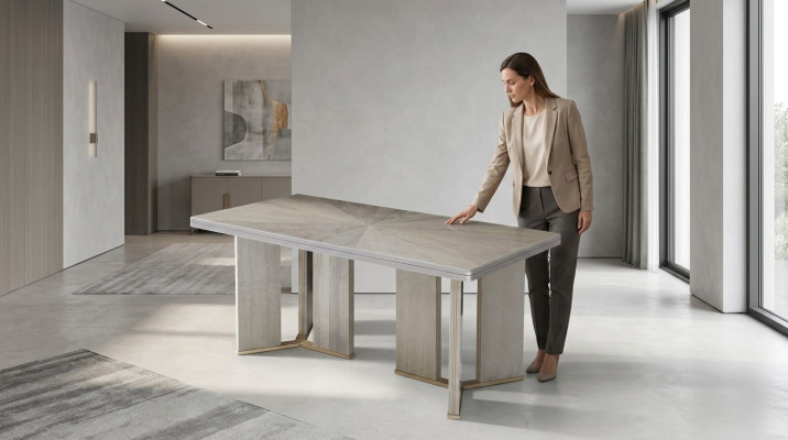 Luxury table design dining room 200x100cm dining tables wood furniture designer