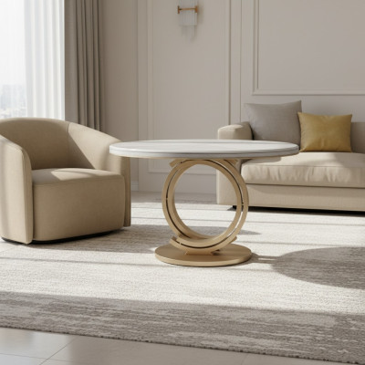 Round table dining room dining table Italian style furniture dining table round