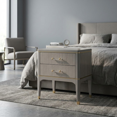Luxury designer furniture bedroom nightstand console side tables
