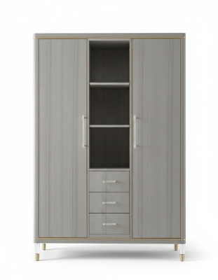 Italian bedroom furniture design wardrobe wood cabinet