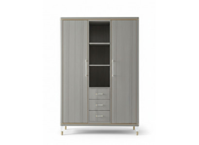 Italian bedroom furniture design wardrobe wood cabinet