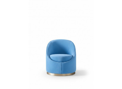 Blue Design Hotel Lounge Club Armchair Upholstered Chairs Living Room