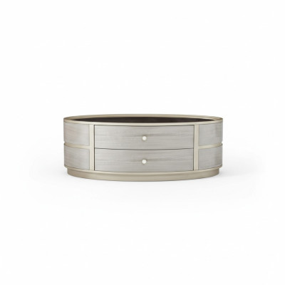 Oval coffee table luxury sofa side tables wooden table Dubai luxury hotel