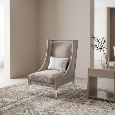 Luxury Armchair Design Chair Dubai Hotel Furniture Single Seater Relaxation