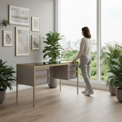 Design desk luxury style office furniture desks Italian table.