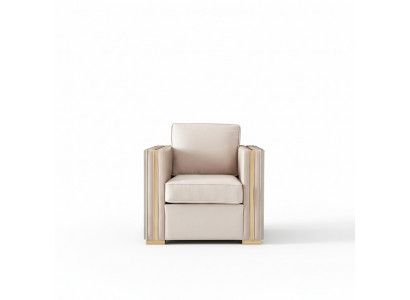 Designer living room furniture armchair single-seater upholstered sofa couch