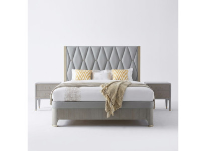 Bedroom set bed nightstand design modern luxury bed group