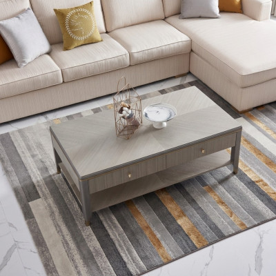 Luxury coffee table wood living room tables high-quality furniture side table