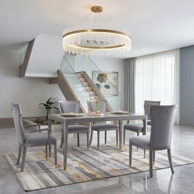 Dining room table, designer luxury furniture, wood tables, 160x90cm, living room