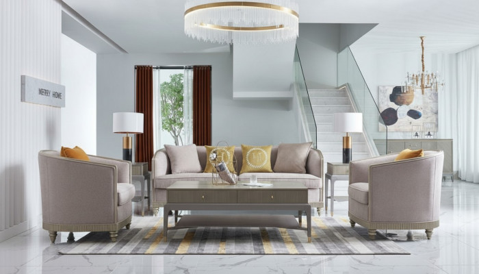 Luxury furniture sofa set living room sofa couch upholstery complete set