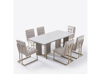 Dining room table designer luxury furniture wood tables 180x90cm living room